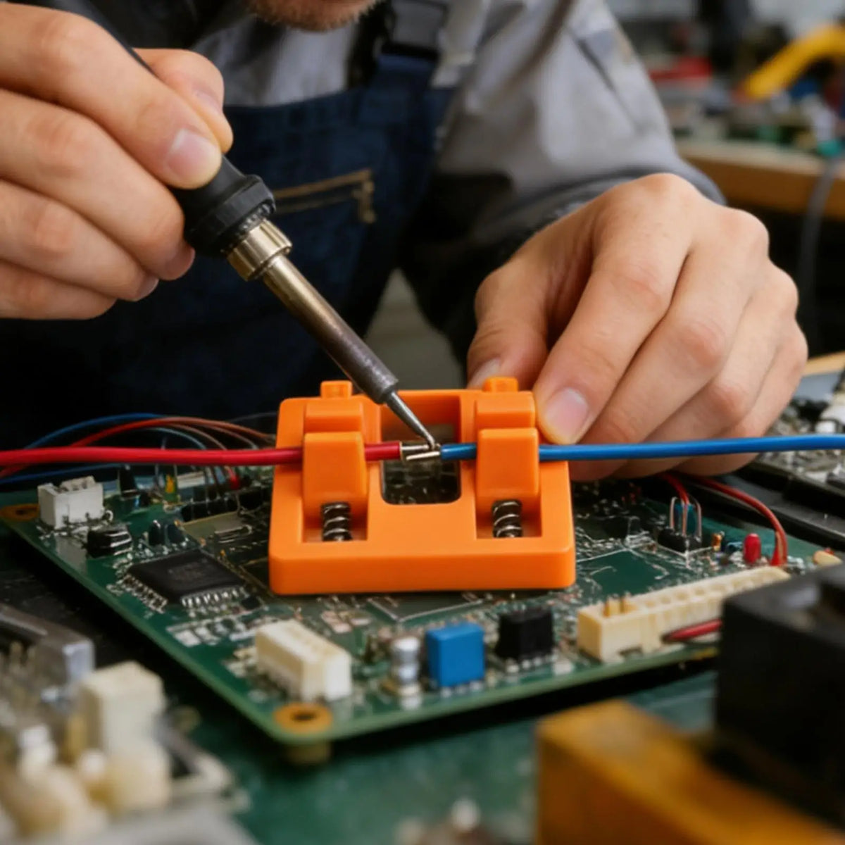 Adjustable Third Hand Soldering Tool with Alligator Clips | PCB DIY