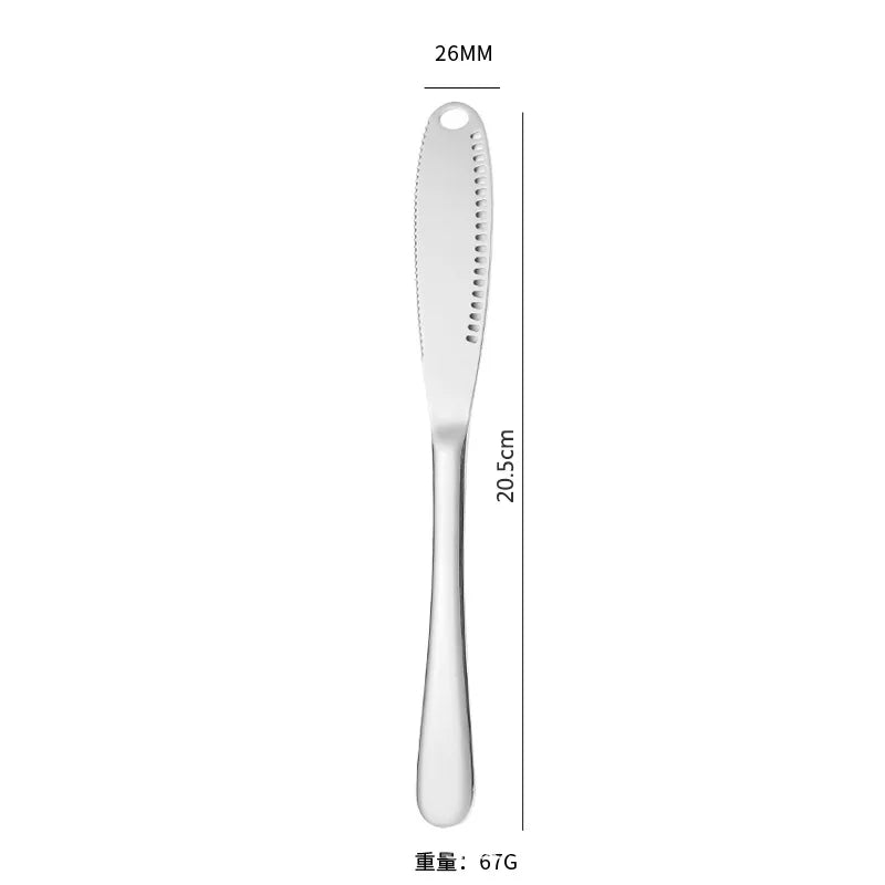 Stainless Steel Cheese & Butter Knife – Jam & Cream Spreader