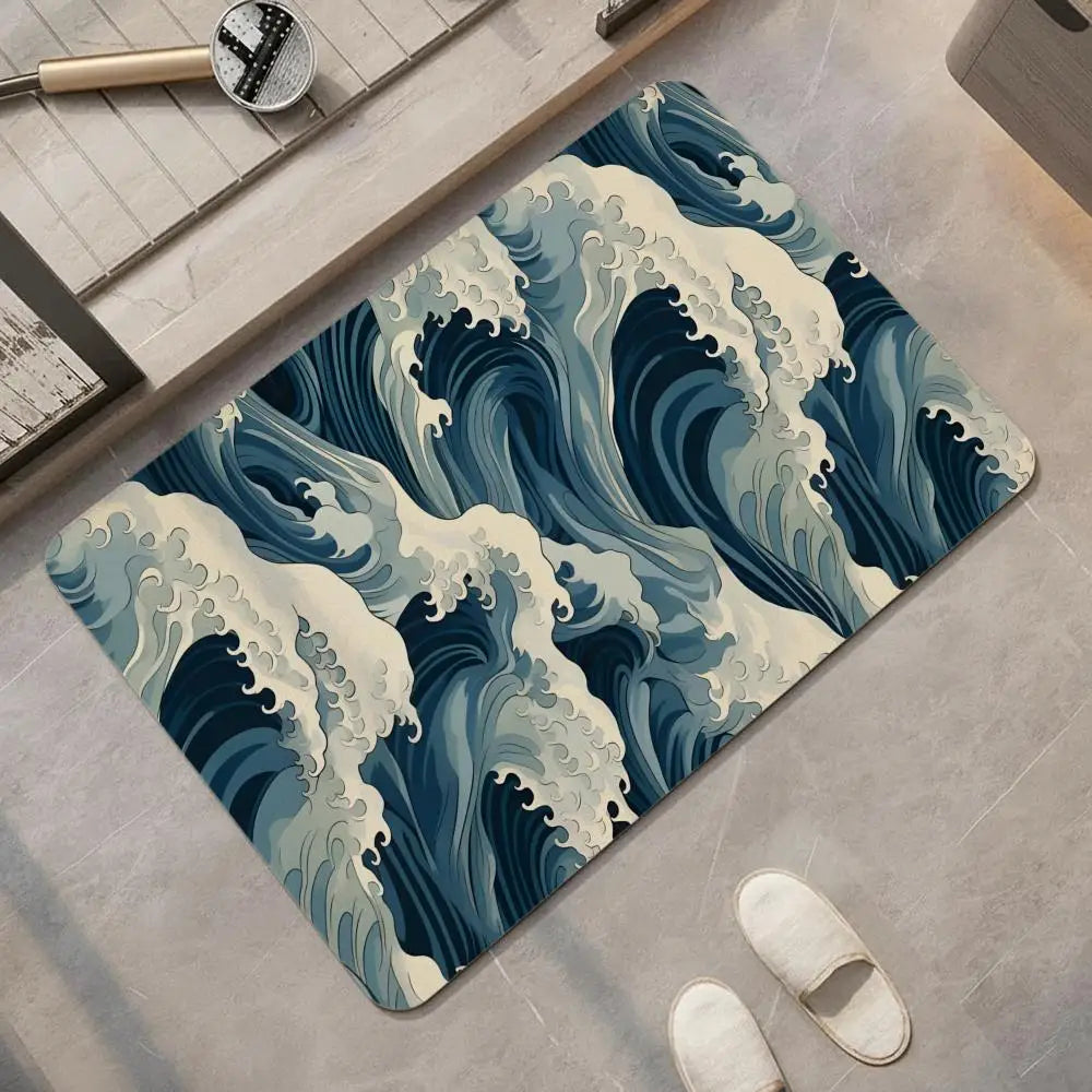 Diatomite Bath Mat – Quick Dry, Non-Slip & Absorbent