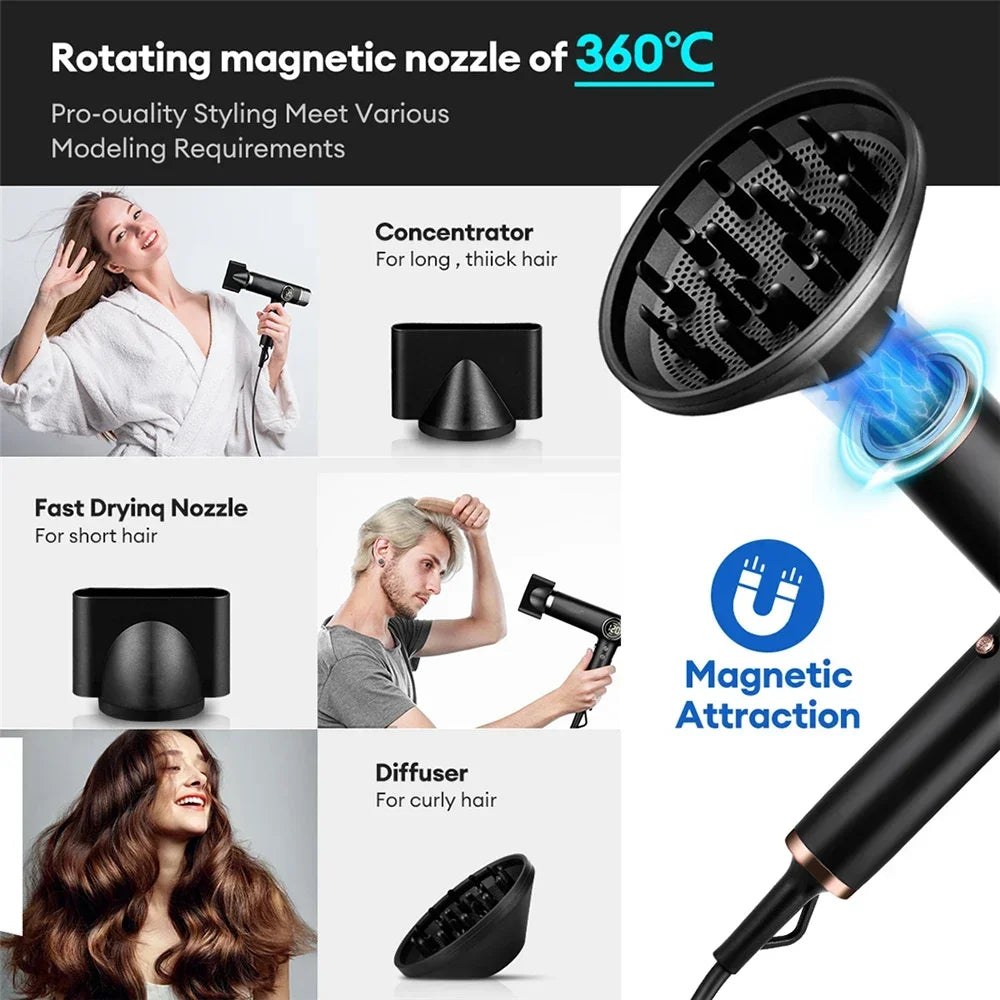 YOOSilk 5-in-1 Pro Hair Dryer 110,000 RPM Negative Ion Styler
