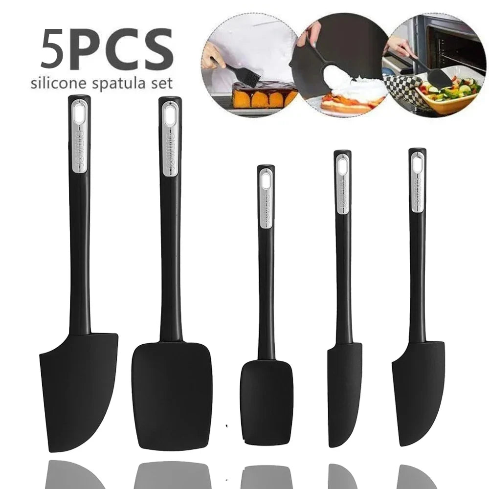 Food-Grade Silicone Spatula Spoon – Heat-Resistant & BPA-Free