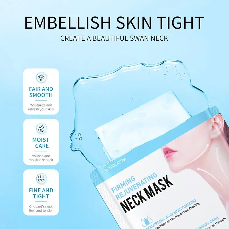 Collagen Hyaluronic Acid Neck Mask – Firming & Brightening