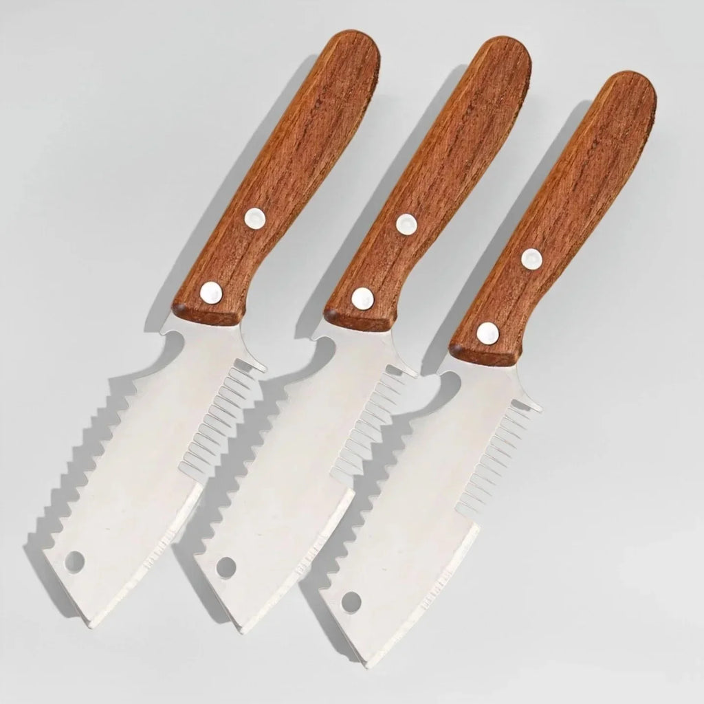 Stainless Steel Scallion Cutter & Multi-Function Kitchen Slicer