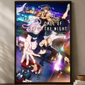 Call of the Night Anime HD PVC Self-Stick Wall Art Poster
