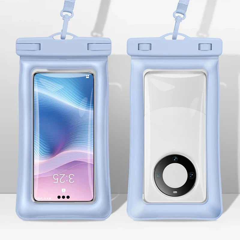 IPX8 Waterproof Mobile Phone Bag Transparent Pouch Swimming Case