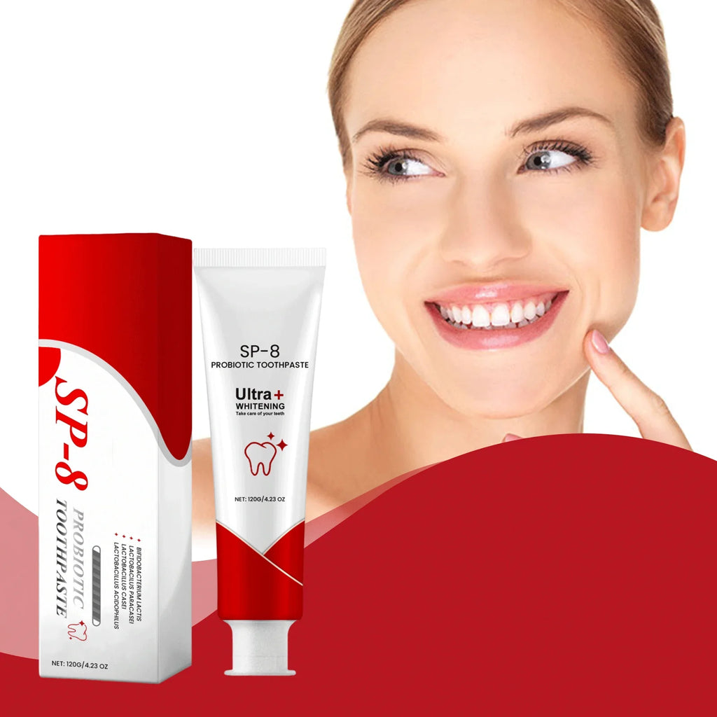 Probiotic Whitening Toothpaste – Fresh Breath & Plaque Control