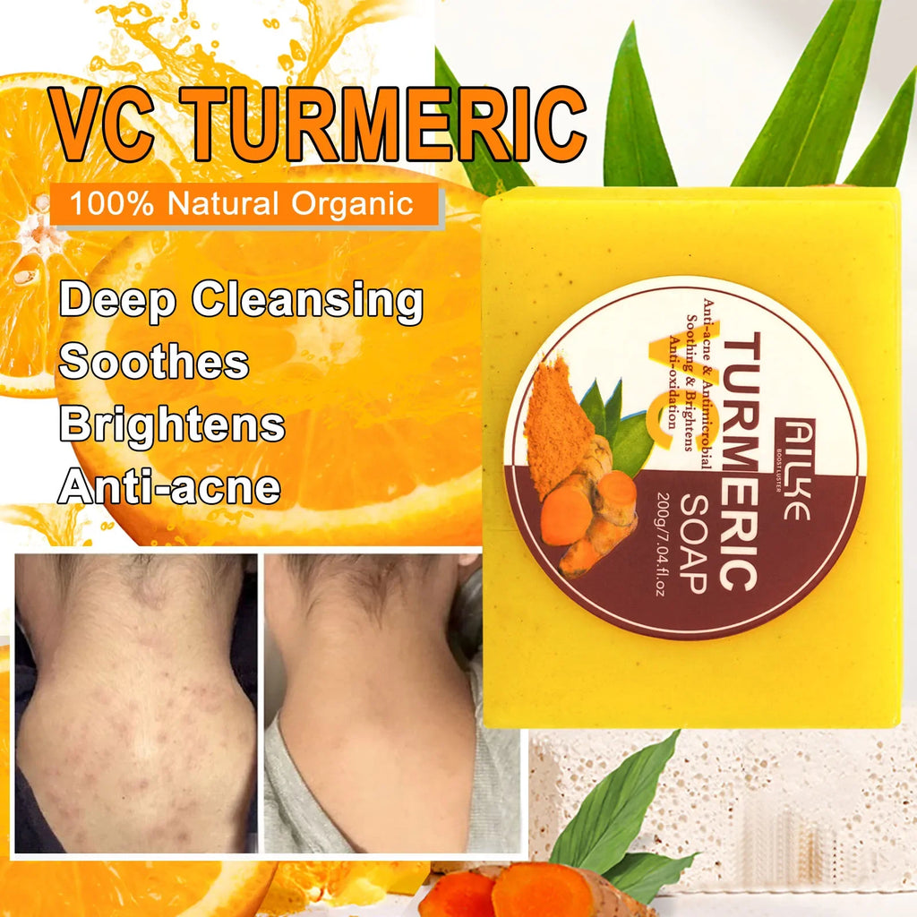 AILKE Organic Turmeric 5-in-1 Skin Care Kit – Brighten & Glow
