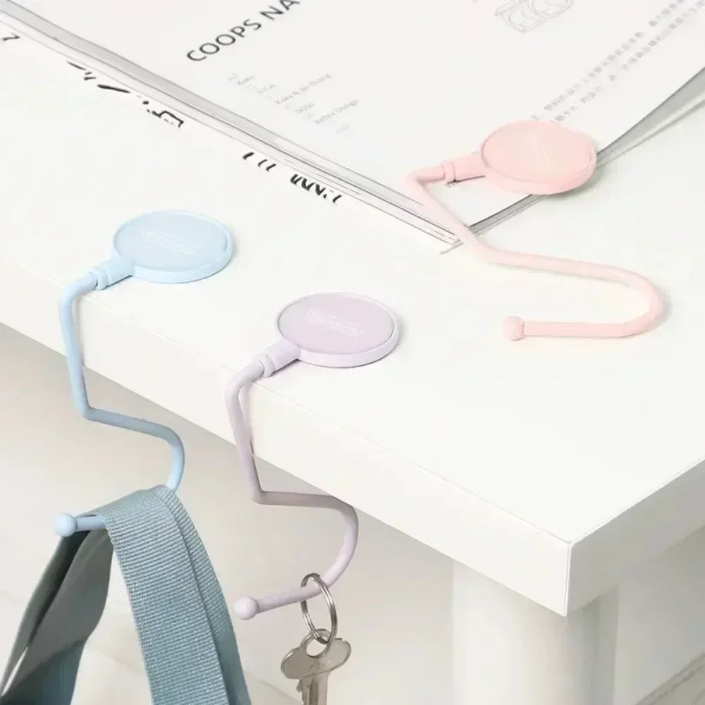 Cute Morandi Bag Hook Heavy Table Purse Travel Handbag Side Durable