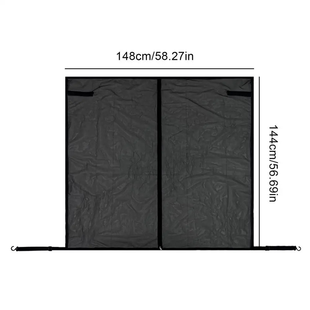 58x57" Truck Tailgate Mesh Screen – Magnetic, UV & Bug Proof