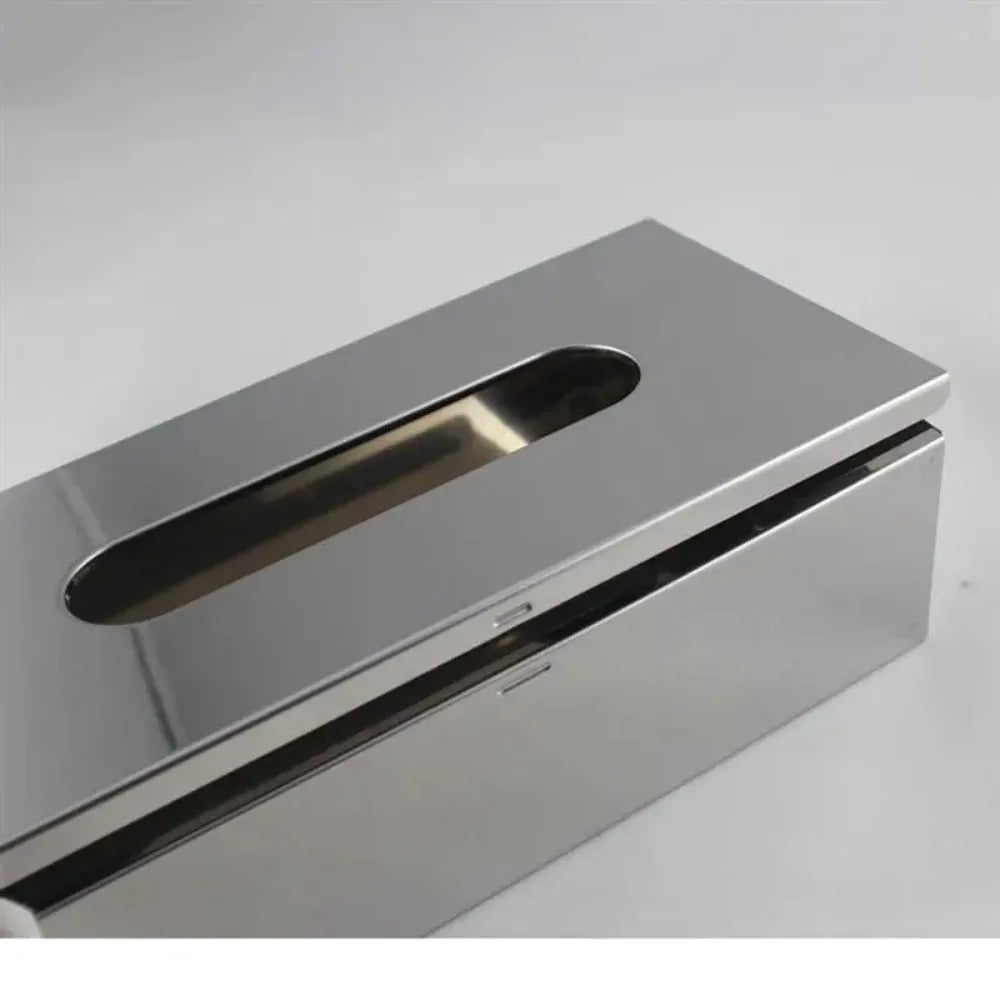 Stainless Steel Wet Tissue Box Dispenser Desktop Holder