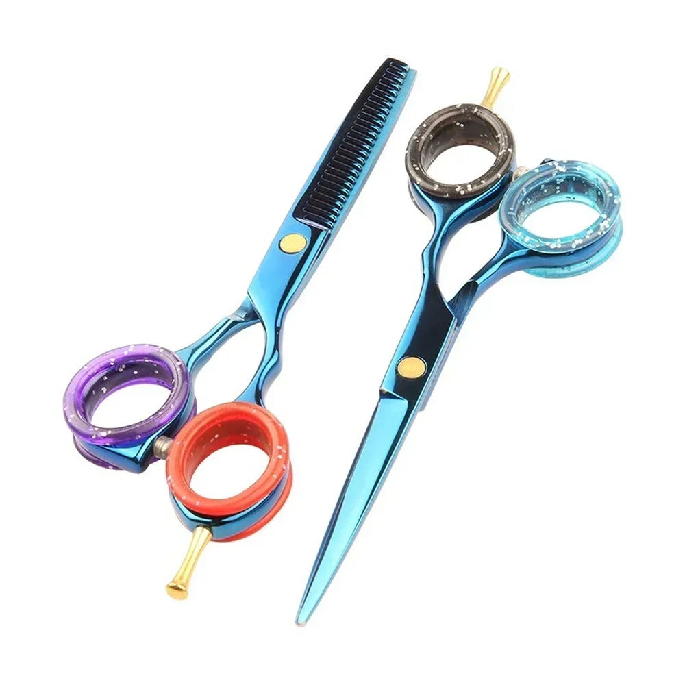Silicone Scissor Finger Rings for Barbers – 2 Sets (10 Pcs)