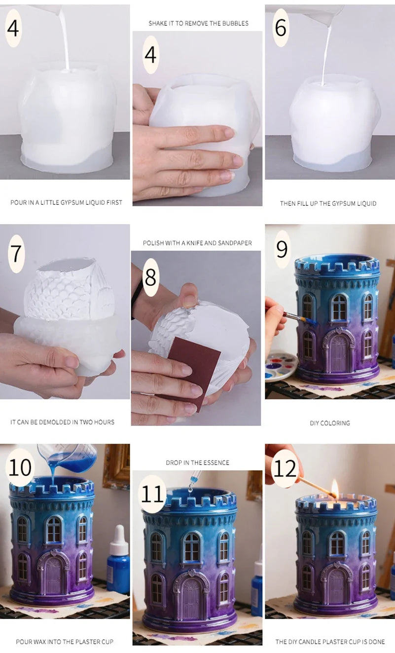 DIY Victory Goddess Relief Circular Plant Flowerpot Resin Silicone