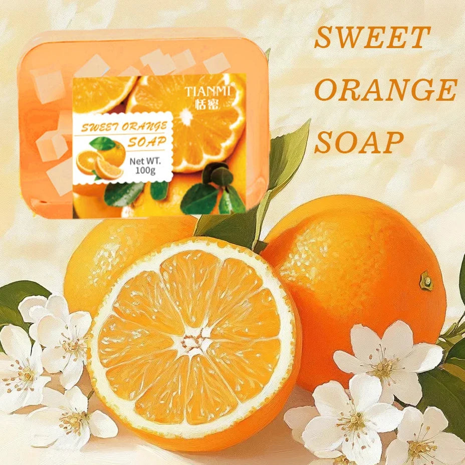 Sweet Orange & Glycerin Jelly Soap – Face & Body Cleanser