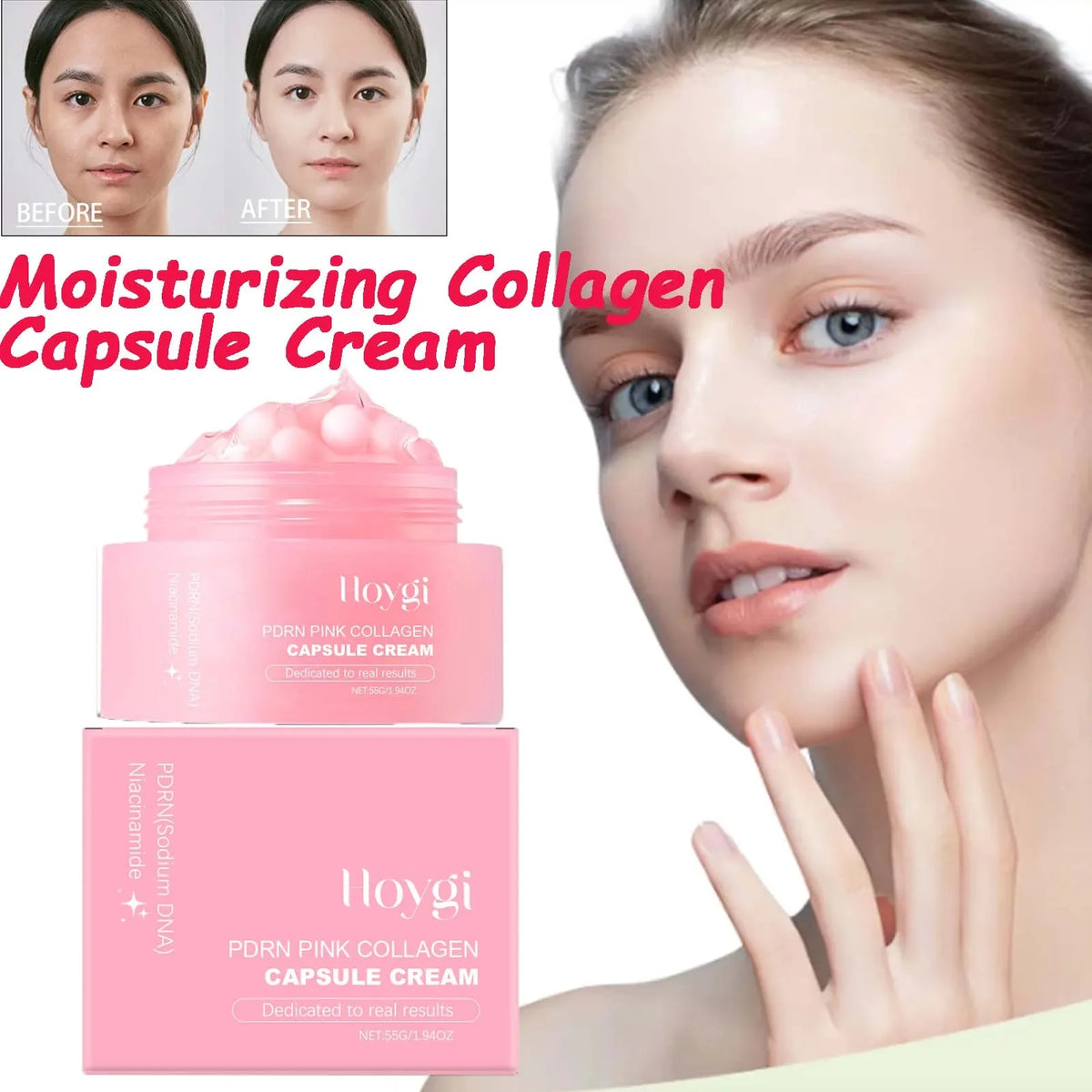 Hoygi Collagen Capsule Cream – Niacinamide, Firming & Brightening