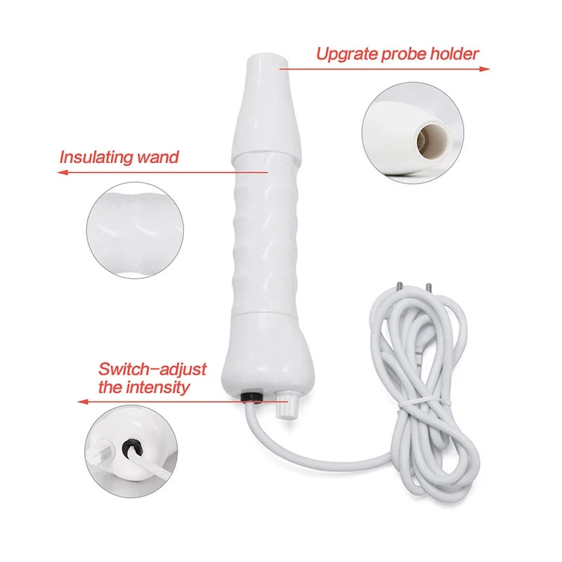 Portable High Frequency Skin Therapy Wand | Face Lift Device