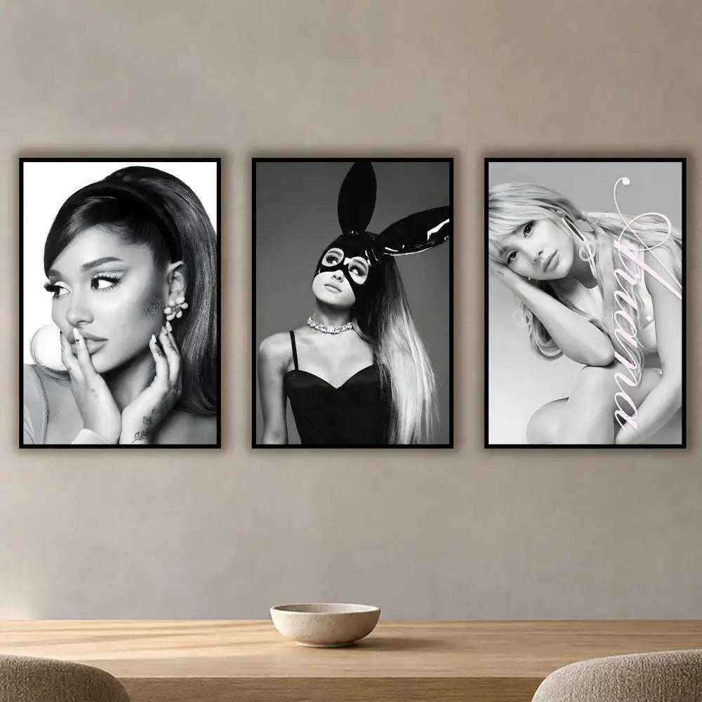 Ariana Grande HD Waterproof PVC Poster Stickers | Wall Decor