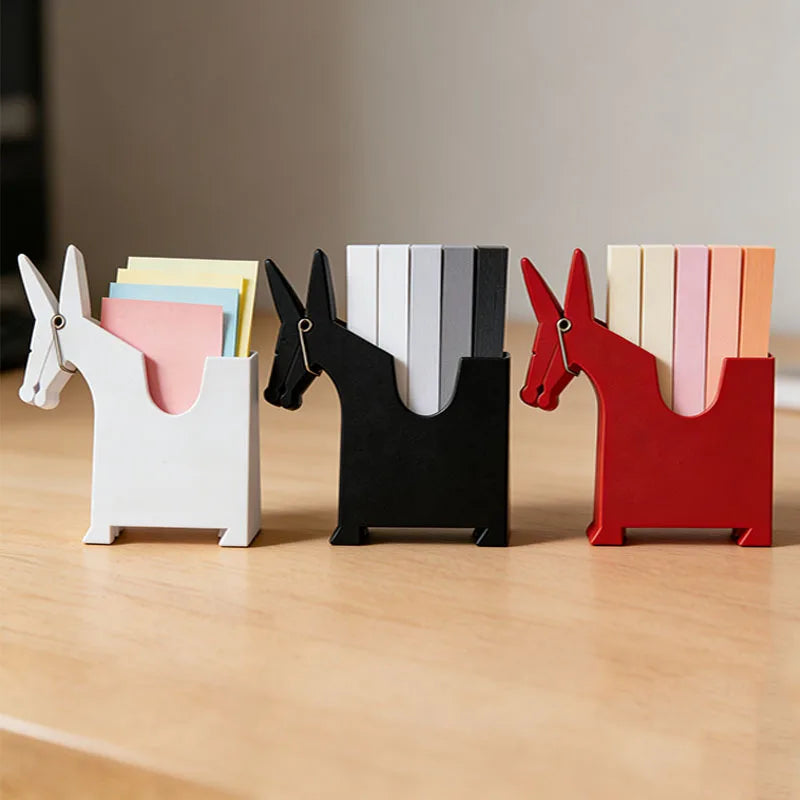 Desktop Desk Organizer & Note Clip Storage Box | Home Office