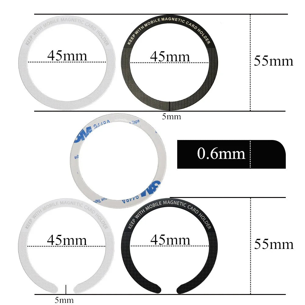 Magnetic Metal Plate Sticker for Car Phone Holder & Charger