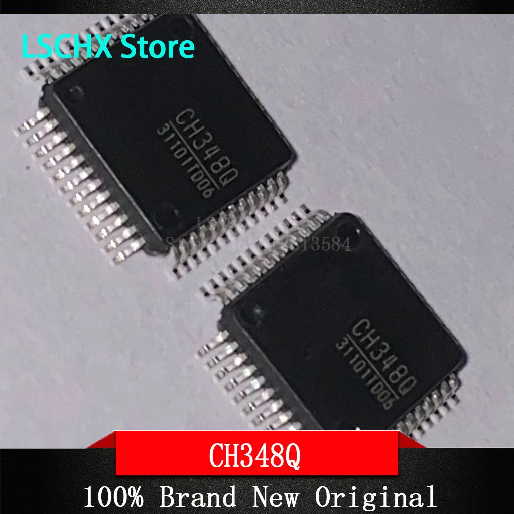 CH348Q LQFP-48 USB to 8 Serial Port Chip – 1 to 5 pcs