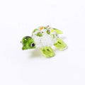 Cute Glass Turtle Miniature Figurine Japan Cartoon Sea Animal