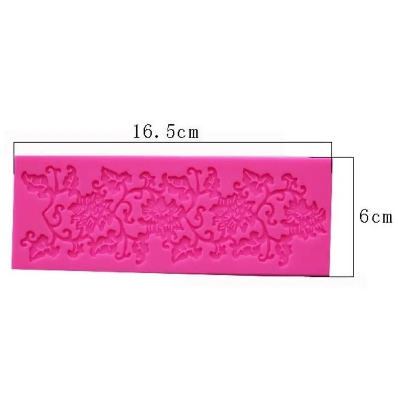 Bloemen Wijnstok Silicone Cake Mold Lace Flower Leaf Design Sugar