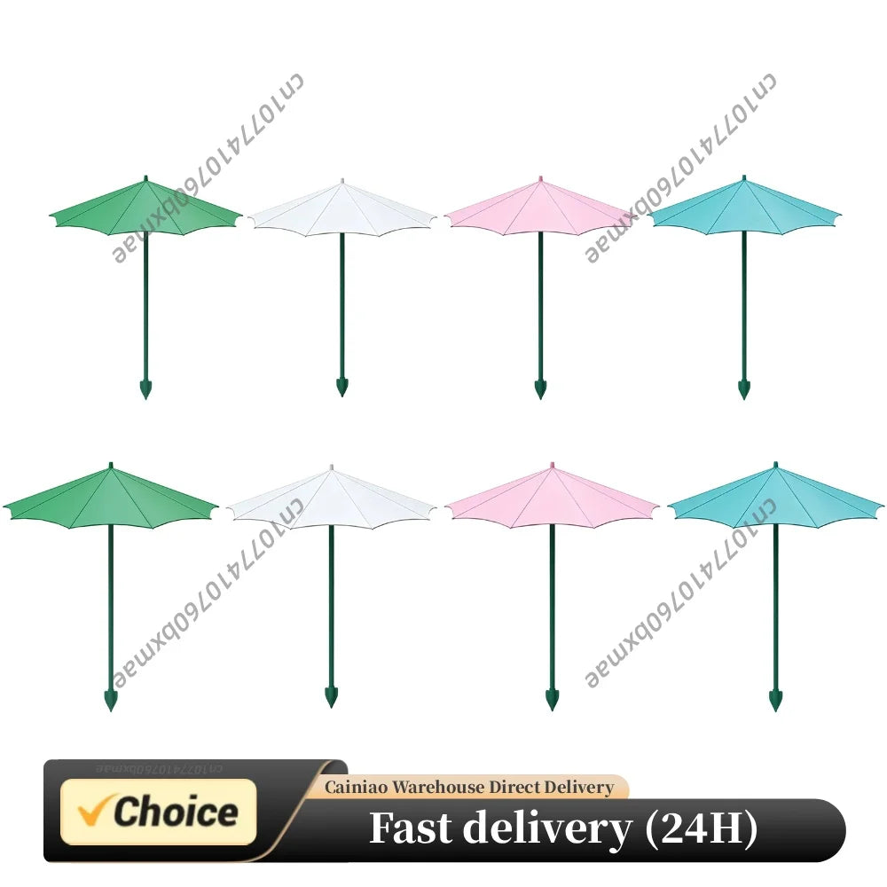 1 Outdoor Plant Sun Shade Canopy Weatherproofs Garden Stake Umbrella