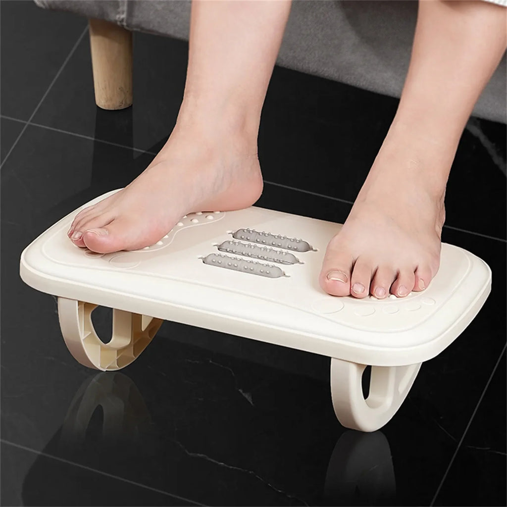 Ergonomic Rocking Footrest Under Desk | Massage Foot Rest