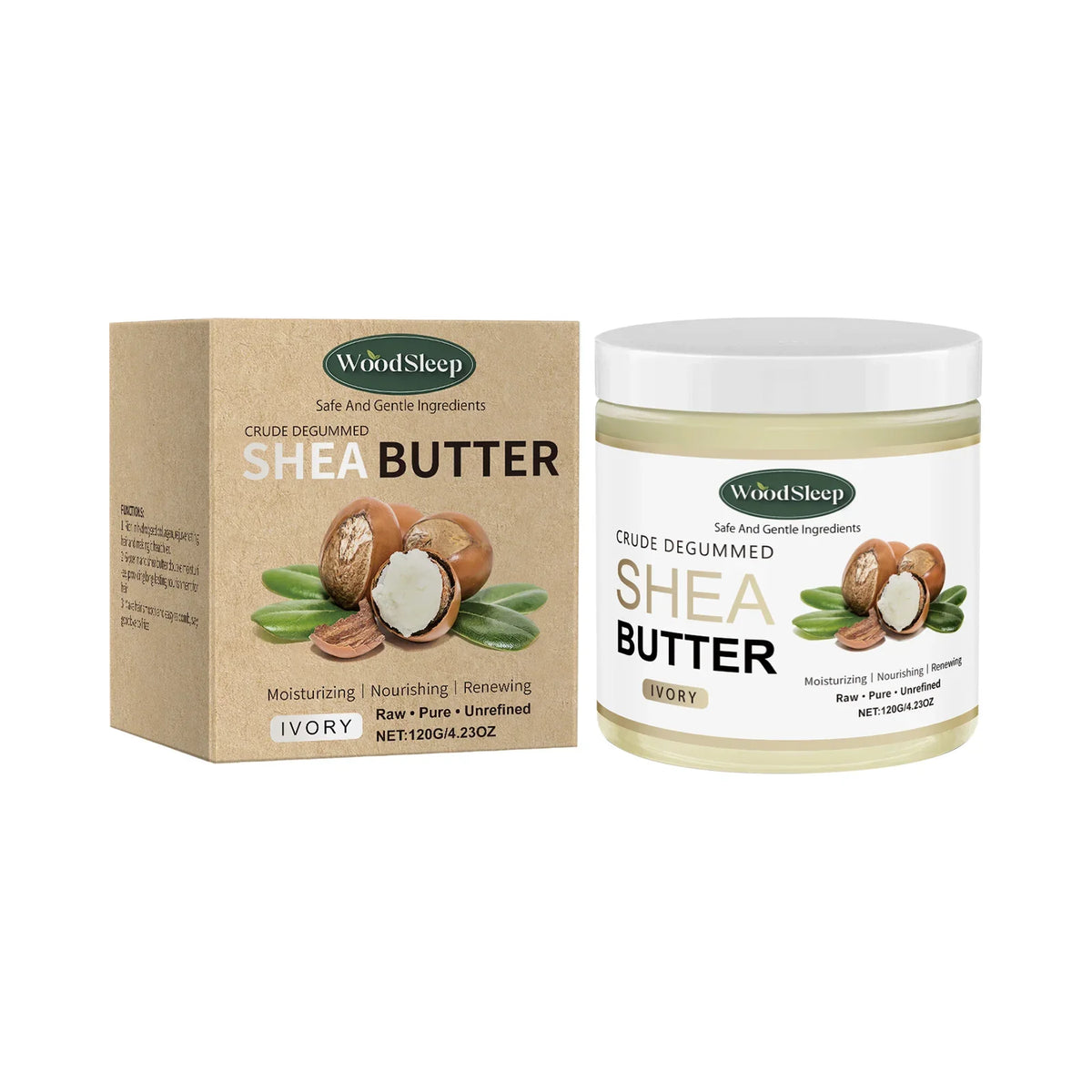 WOODSLEEP Shea Butter Cream – Deep Moisturizing Face & Body