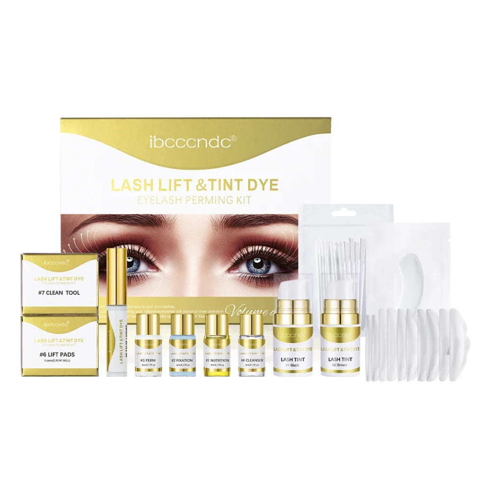Brow Lamination & Lash Lift Tint Kit – Semi-Permanent Pro Set
