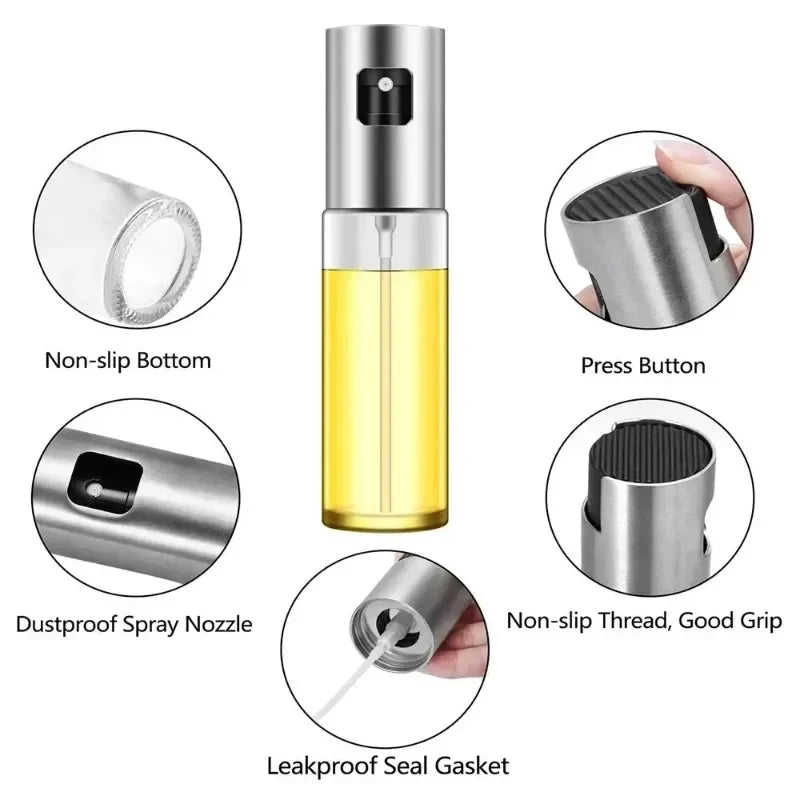 KEMORELA 100ml Glass Olive Oil Sprayer – Kitchen Mister Bottle