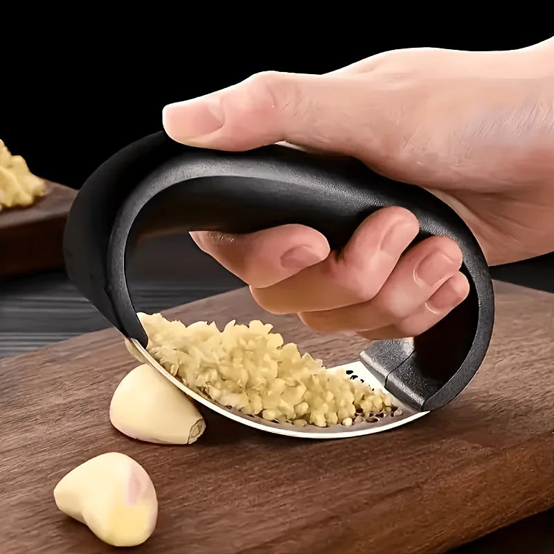 Stainless Steel Garlic Press Crusher Manual Mincer Chopping Ginger