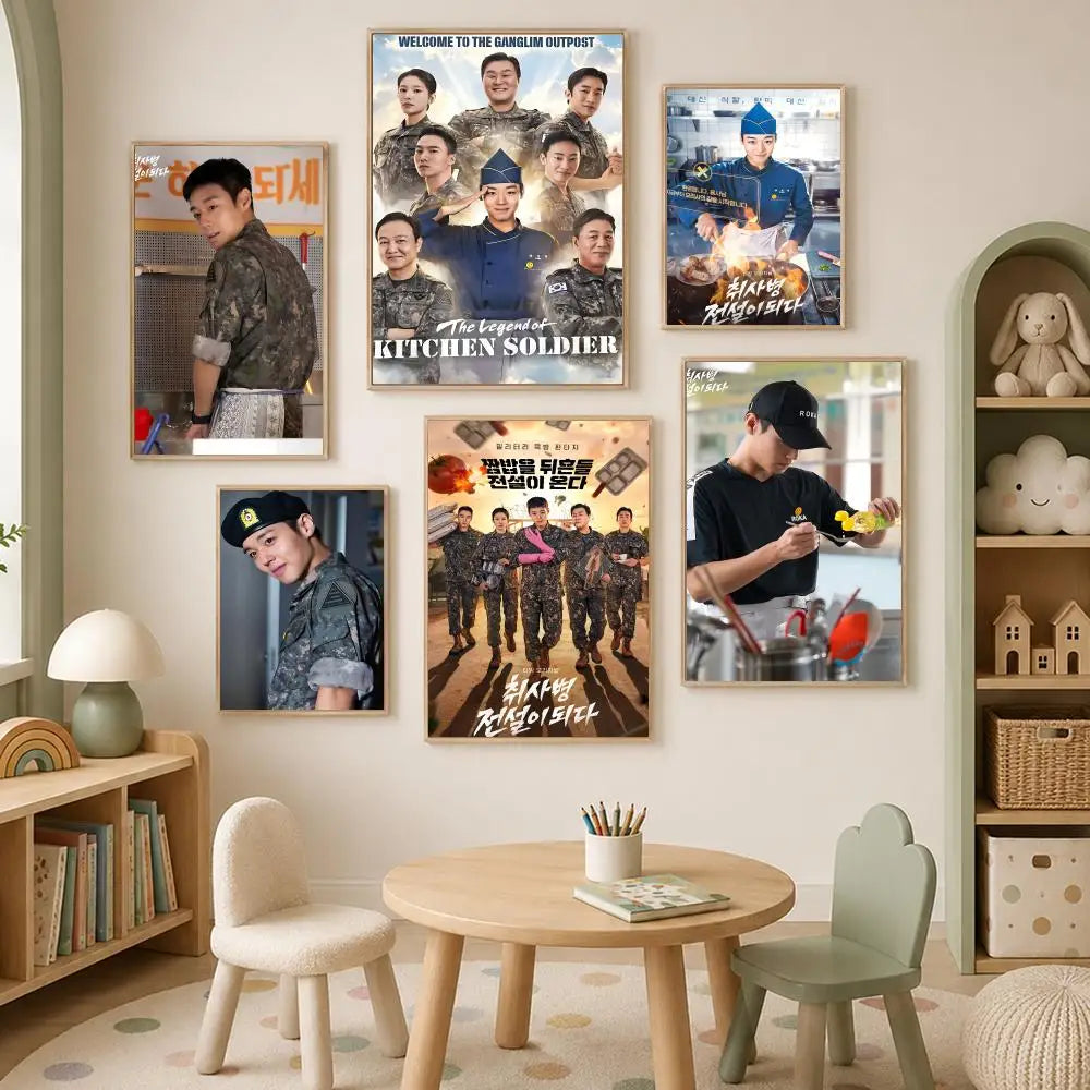 Legend of Kitchen Soldier Self-Stick HD Wall Art Poster