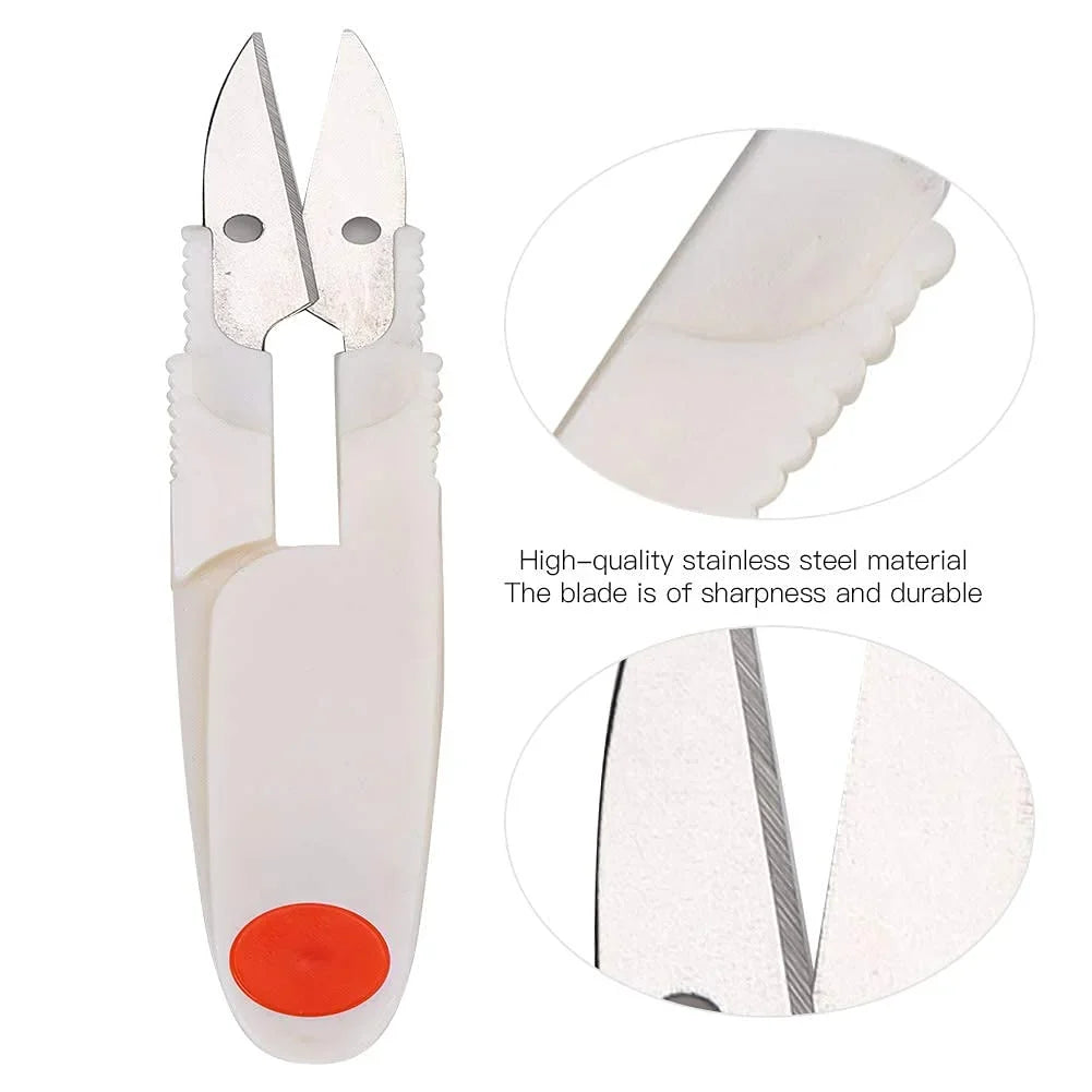 V-Shape Spring Yarn Scissors with Cap – Cross-Stitch & Crafts