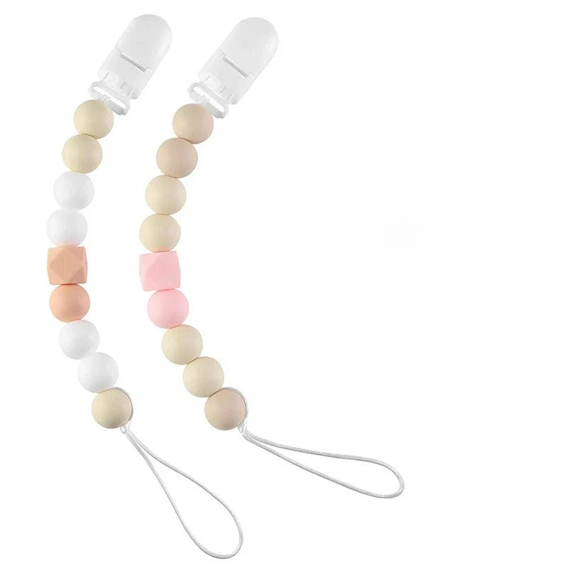 2-Pack Silicone Beaded Keychain DIY Craft Kit – Colorful Gift