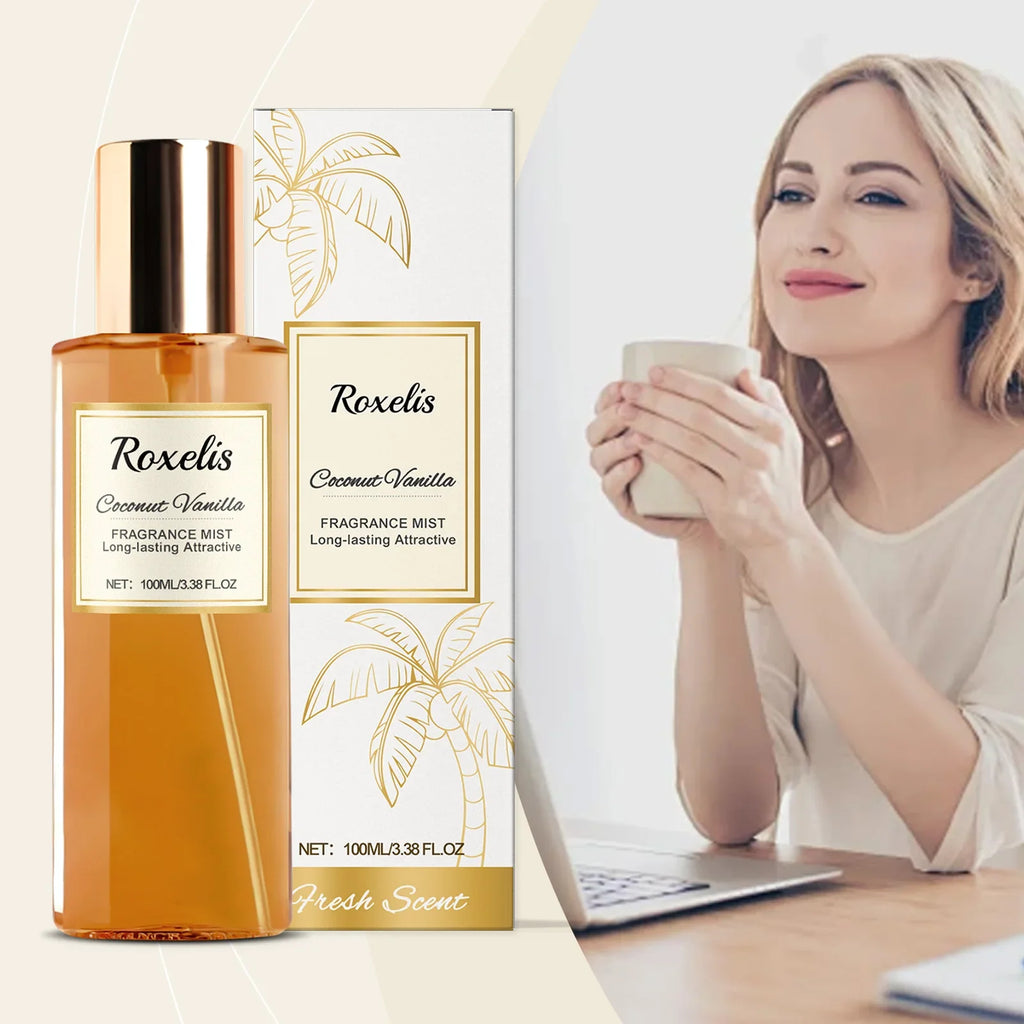 Coconut Vanilla Body Mist – Long-Lasting Natural Fragrance