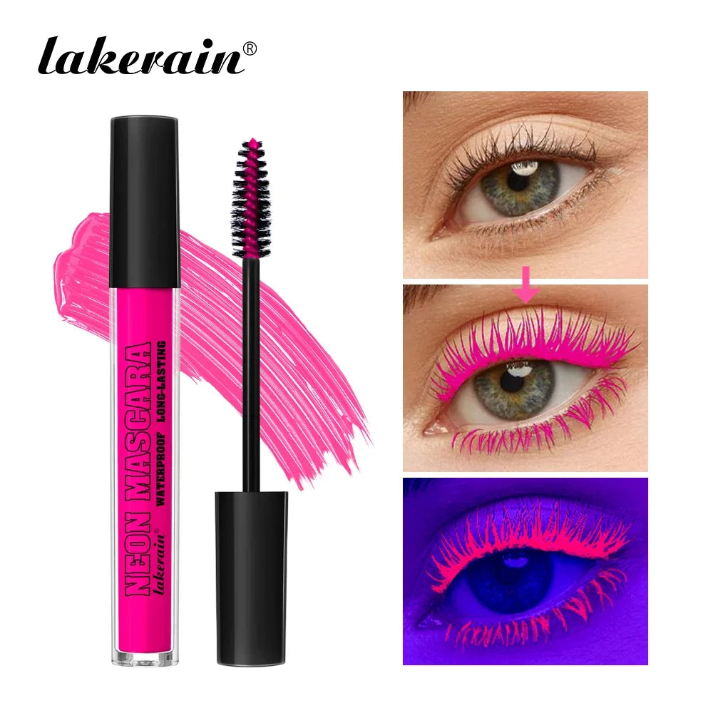 Lakerain Neon Waterproof Mascara – Curling & Lengthening Lashes