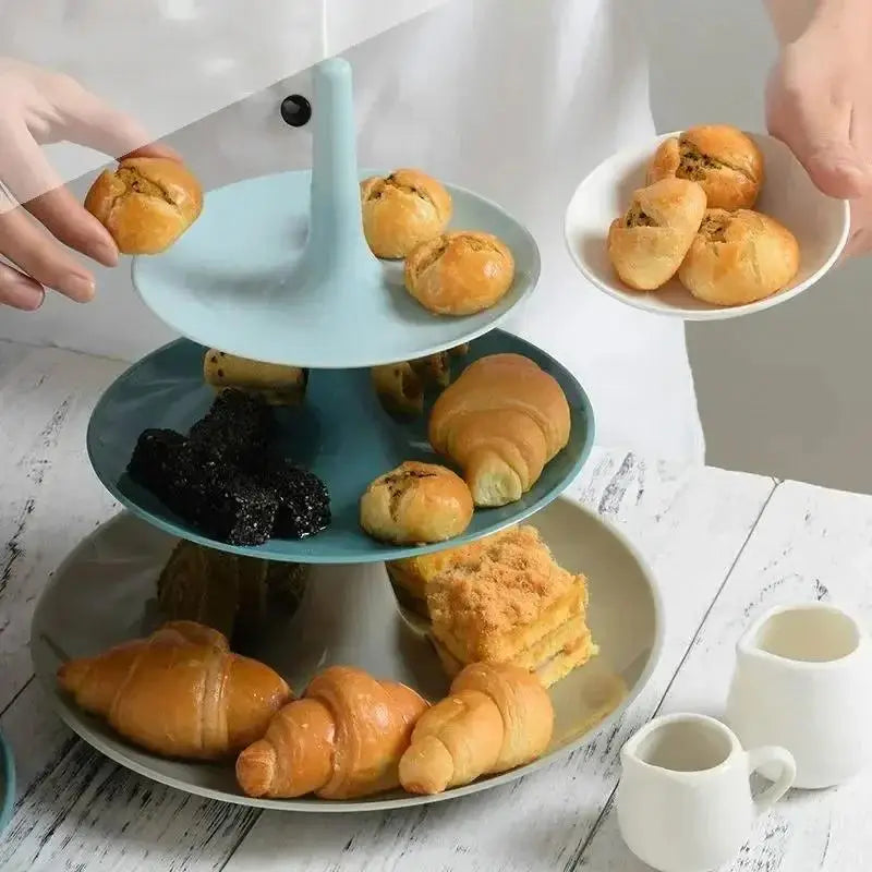 3-Tier Dessert Cake Stand | Fruit & Snack Serving Tray