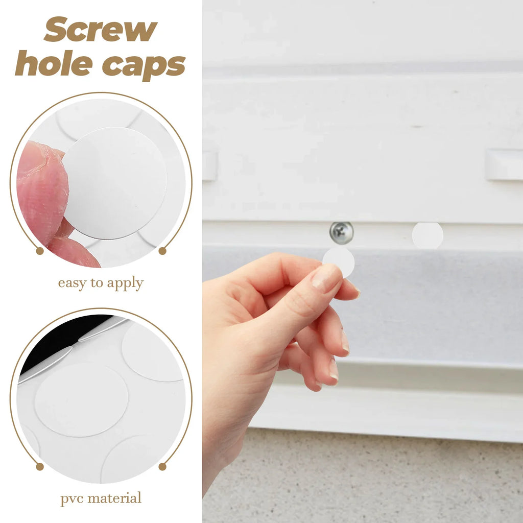 Screw Hole Cover Waterproof Covers Furniture Cap Adhesive Sticker