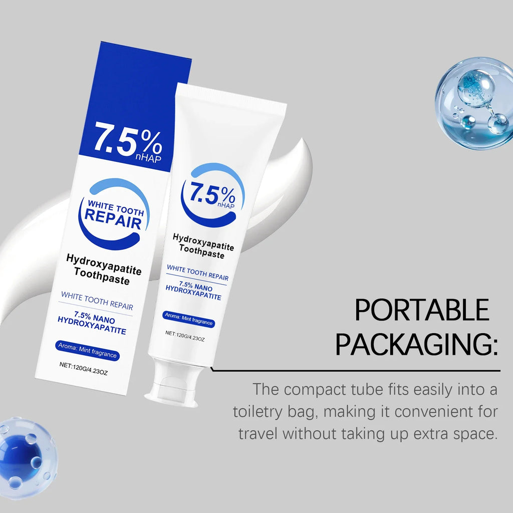 Peppermint Hydroxyapatite Toothpaste – Enamel & Gum Care 120g