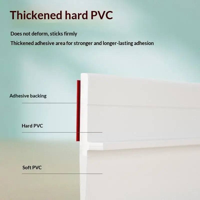 Self-Adhesive PVC Door Bottom Seal Strip | Weather Stripping