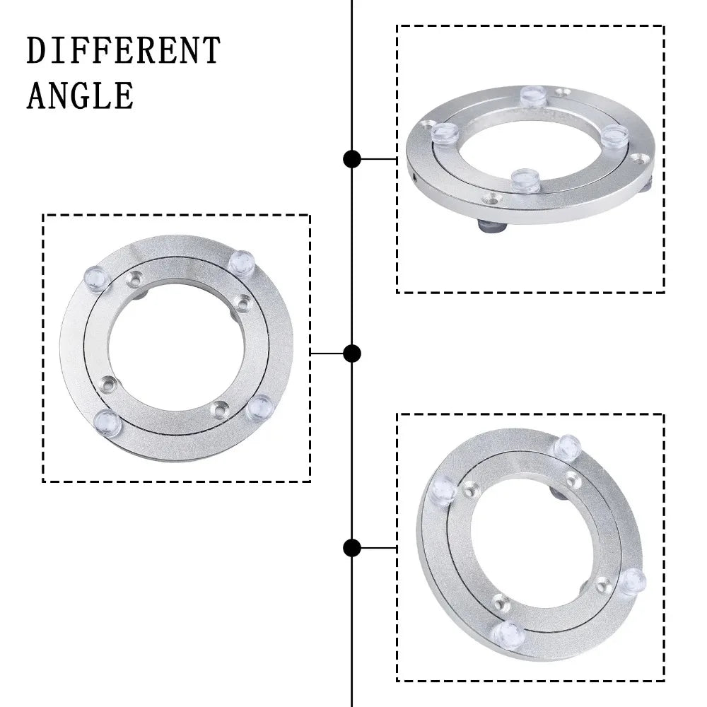 Rotating Bearing Turntable Round Heavy Duty Plate Base Rust Resistant