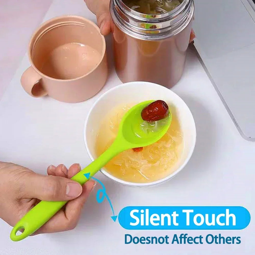 Silicone Soup Spoon – Nonstick-Safe Kitchen Mixing Ladle