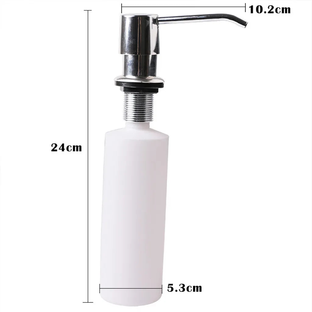 Built-In Countertop Soap Dispenser 300ml – Kitchen Sink Pump