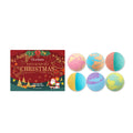 OceAura Christmas Bath Bomb Gift Set | 6 Handmade Fizzy Bombs