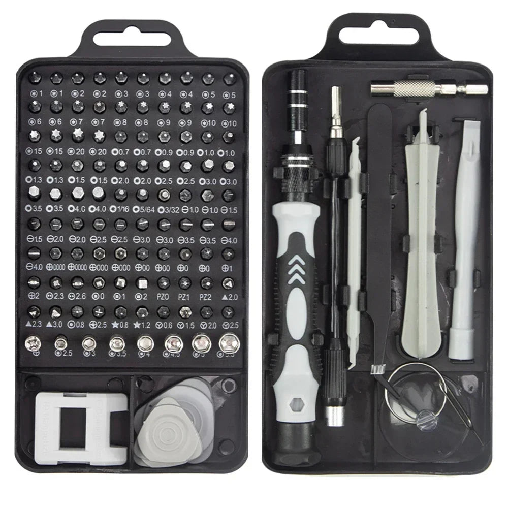 115-in-1 Precision Screwdriver Set | Magnetic Repair Tool Kit