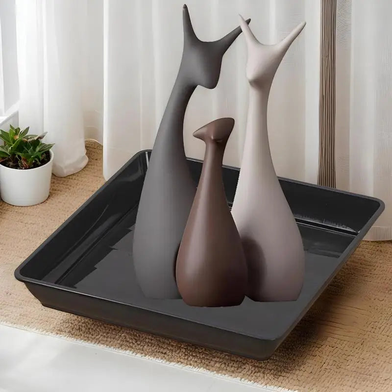 Plant Saucer Square Durable Flower Pot Indoor Outdoor Heavy Duty Tray