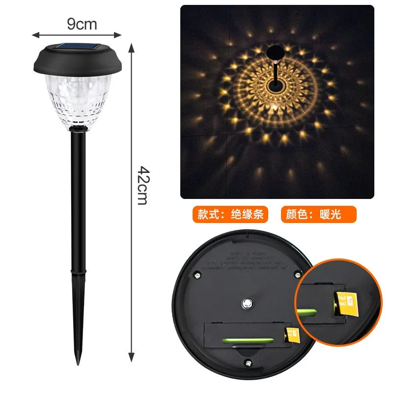 Solar Lawn Lights Outdoor Waterproof Garden Landscape Decoration