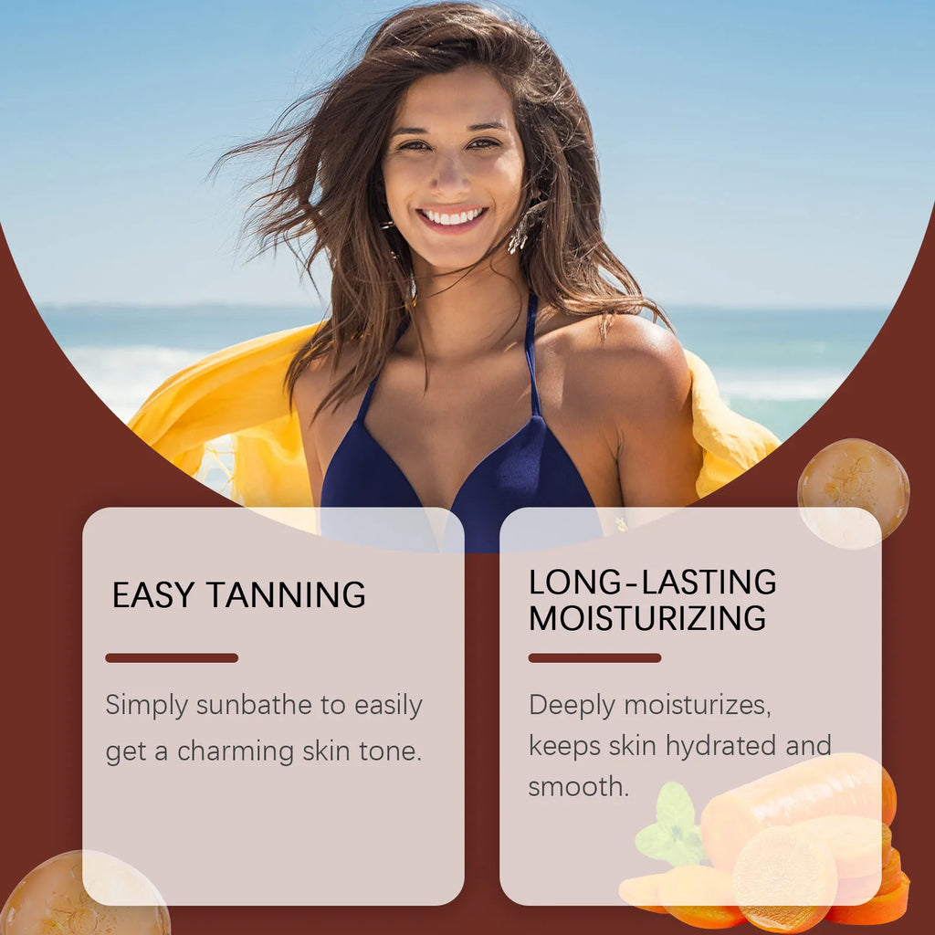 OceAura Carrot Tanning Gel – Tan Enhancer & Bronze Glow 100g