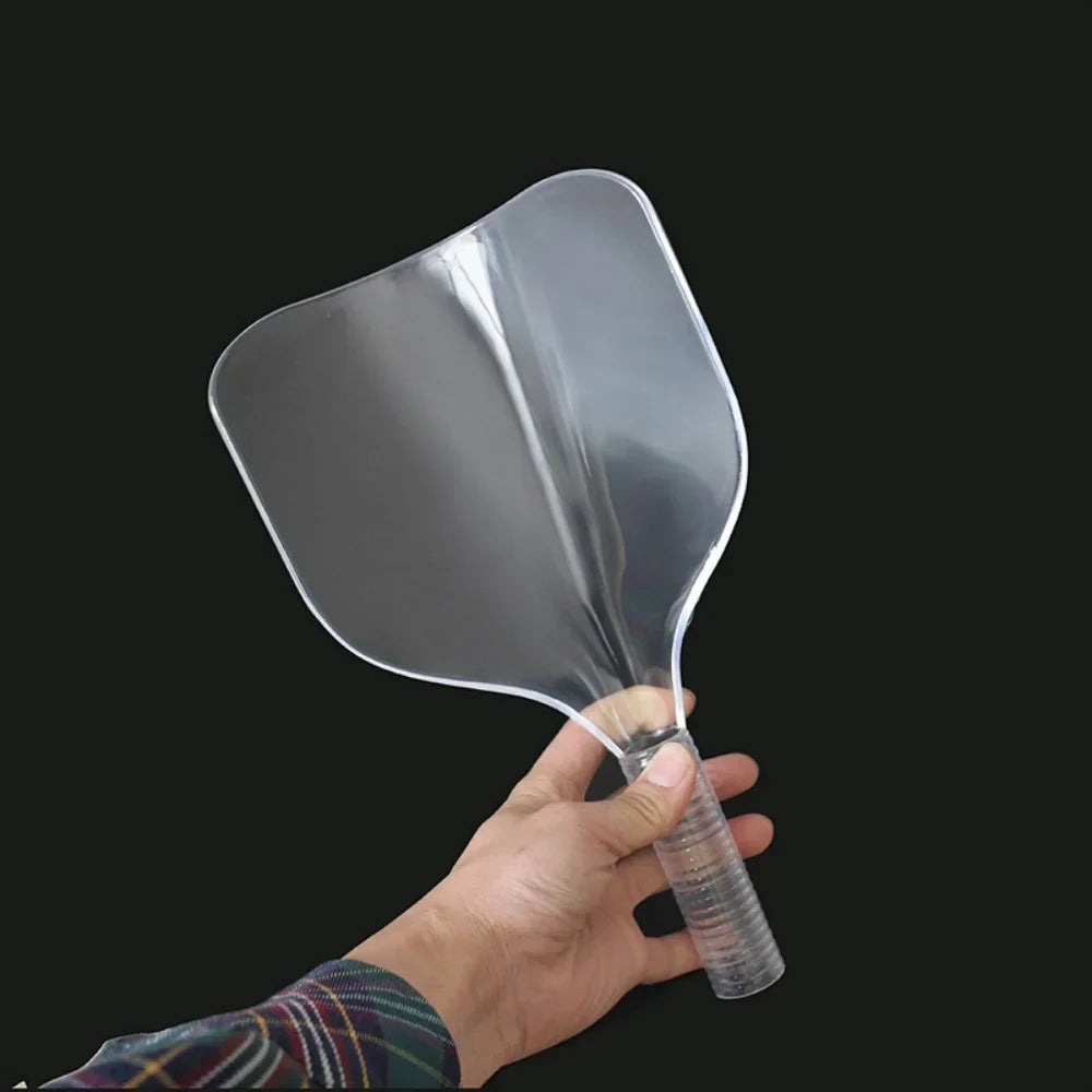 Clear Plastic Hairspray Face Shield – Barber & Salon Spray Guard