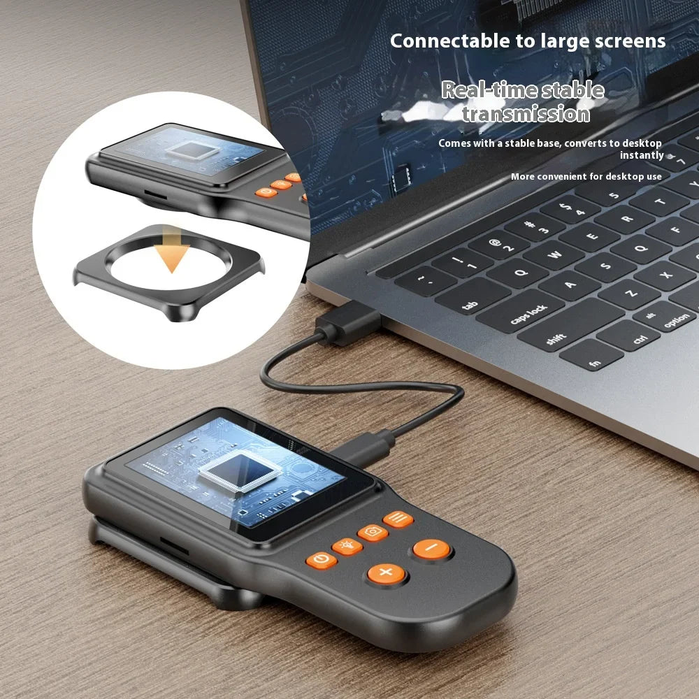 Digital Microscope 500X Autofocus 2.8" Screen | Coin & PCB